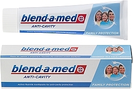 Anti-Caries Family Toothpaste - Blend-a-med Anti-Cavity Family Protect Toothpaste — photo N2