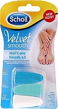 Fragrances, Perfumes, Cosmetics Nail Care - Scholl Velvet Smooth Nail Care Heads x3