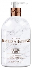 Liquid Hand Soap - Baylis & Harding White Tea & Neroli Luxury Hand Wash — photo N1