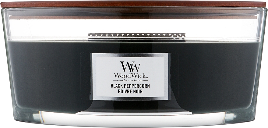 Scented Candle in Glass - WoodWick Black Peppercorn Candle — photo N3