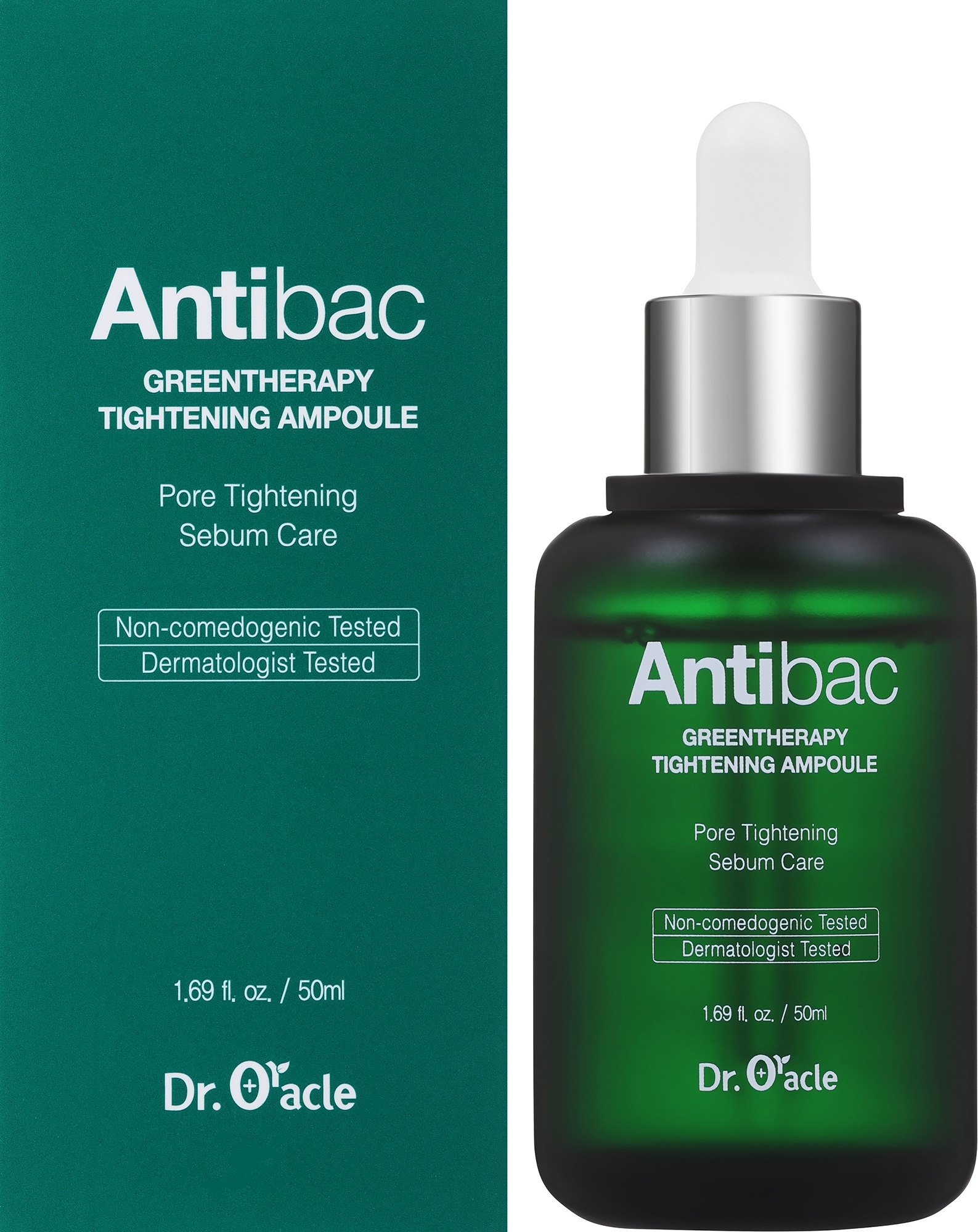 Antibacterial Pore Tightening Serum - Dr.Oracle Antibac Green Therapy Tightening Ampoule — photo 50 ml