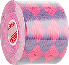 Kinesio Tape "Pink Argyle" - RockTape Design — photo N15