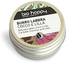 Fragrances, Perfumes, Cosmetics Lip Balm 'Coconut & Lilac' - Bio Happy Coconut & Lilac Lip Balm