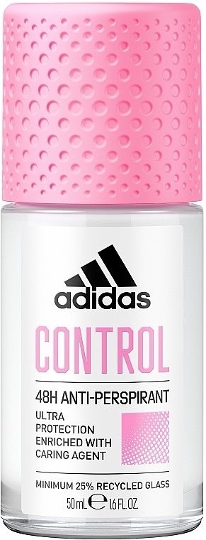 Roll-On Antiperspirant Deodorant for Women - Adidas Control 48H Anti-Perspirant Deodorant Roll-On — photo N1