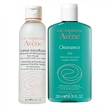 Fragrances, Perfumes, Cosmetics Set - Avene (gel/200ml + lotion/200ml)