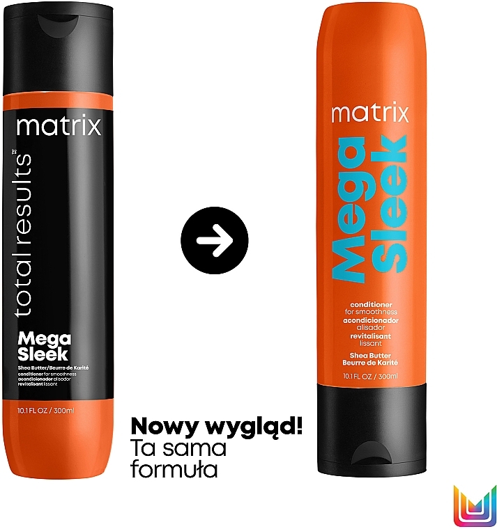 Smoothing Shea Butter Conditioner - Matrix Total Results Mega Sleek Conditioner — photo N2