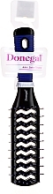 Fragrances, Perfumes, Cosmetics Dual Hair Brush, 9048, Black-Violet - Donegal