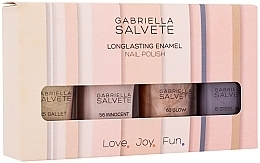 Fragrances, Perfumes, Cosmetics Nail Polish Set, 4 pcs - Gabriella Salvete Long Lasting Nail Polish Set