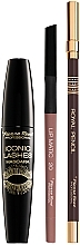 Set - Pierre Rene Smoky Brown (mascara/15ml + eye/pencil/1.6g + lip/pencil/0.4g) — photo N4