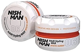 Hair Styling Wax - Nishman Hair Styling Wax 06 Mystic Gummy — photo N6