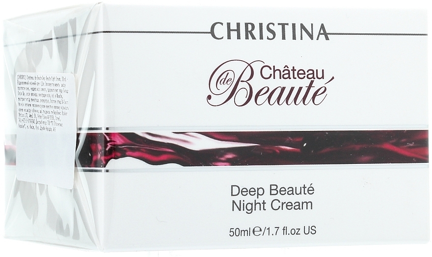 Intensive Renewing Night Cream - Christina Chateau de Beaute Deep Beaute Night Cream — photo N1