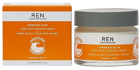 Night Face Cream - REN Clean Skincare Overnight Glow Dark Spot Sleeping Cream — photo N6