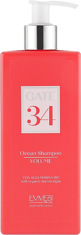 Volume Shampoo - Emmebi Italia Gate 34 Wash Ocean Shampoo Volume — photo N2