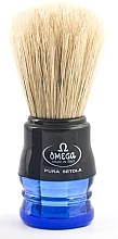 Shaving Brush, 10777, dark blue - Omega — photo N1