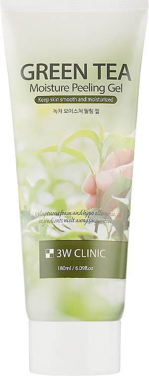 Green Tea Peeling Gel - 3w Clinic Moisture Peeling Gel-Green Tea — photo N2