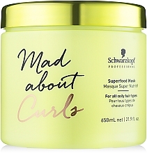 Fragrances, Perfumes, Cosmetics Mask for Very Curly Hair - Schwarzkopf Professional Mad About Curls Superfood Mask