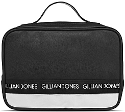 Fragrances, Perfumes, Cosmetics Makeup Bag - Gillian Jones Traincase Black/White