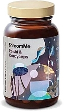 Dietary Supplement 'Concentrated Extract of Cordyceps & Reishi Mushrooms' - HealthLabs ShroomMe Reishi & Cordyceps — photo N1