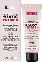 Moisturizing BB Cream + Primer - Pupa Professionals BB Cream+Primer — photo N2