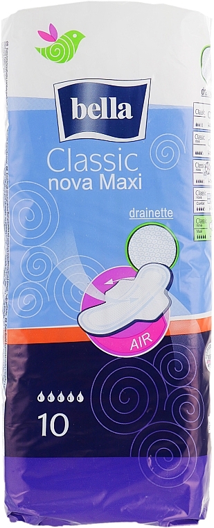 Pantiliners Classic Nova Maxi Drainette, 10pcs - Bella — photo N2