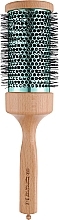 Thermal Brush with Wooden Handle & Nylon Bristles, green cylinder, d75mm - 3ME Maestri Triangolo Thermal Brush — photo N1