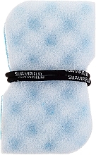 Blue Massage Sponge - Suavipiel Black Aqua Power Massage Sponge — photo N1