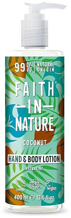 Coconut Hand & Body Lotion - Faith in Nature Coconut Hydrating Hand & Body Lotion — photo N1