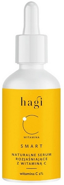 Natural Brightening Serum with 2% Vitamin C - Hagi Cosmetics SMART C Brightening Face Serum With Vitamin C — photo N1