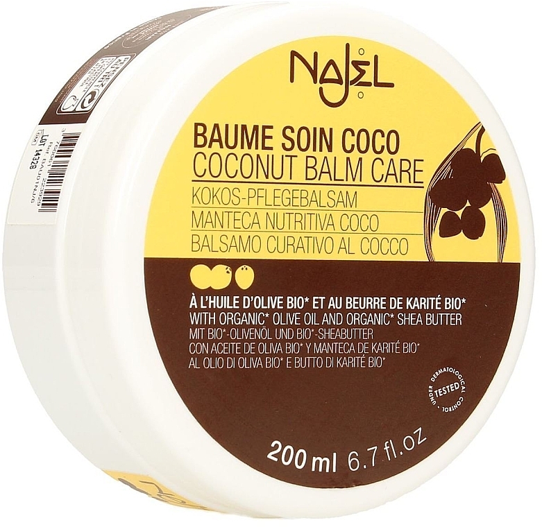 Body Balm "Coconut" - Najel Coconut Care Balm — photo N9