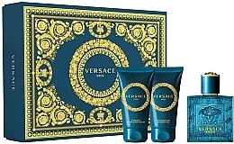 Fragrances, Perfumes, Cosmetics Versace Eros - Set (edt 50ml + sh/gel 50ml + ash/balm 50ml)