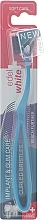 Fragrances, Perfumes, Cosmetics Toothbrush with Rounded Bristles, blue - Edel+White Cleancurl 3D