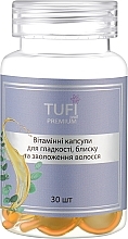 Fragrances, Perfumes, Cosmetics Vitamin Hair Capsules for Smoothness, Shine & Hydration - Tufi Profi Premium