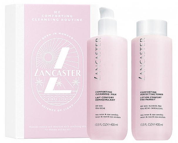 Set - Lancaster Comforting Facial Cleansing Duo (milk/400ml + toner/400ml) — photo N1