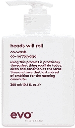 Moisturizing Cleansing Conditioner - Evo Heads Will Roll Co-Wash — photo N1