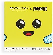 Banana Face Mask - Makeup Revolution X Fortnite Peely Banana Mousse Mask — photo N6