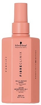 Fortify Multi-Repair Spray - Schwarzkopf Professional Fiber Clinix Fortify Multi-Repair Spray — photo N1