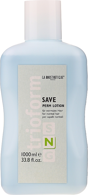 Sparing Perm Lotion for Normal Hair - La Biosthetique TrioForm Save N Professional Use — photo N1