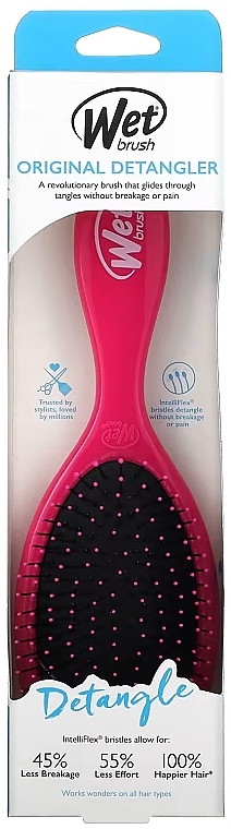 Hair Brush - Wet Brush Original Detangler Pink — photo N3