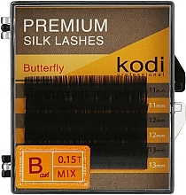 Premium B 0.15 False Eyelashes (6 rows: 11/12/13) - Kodi Professional — photo N1