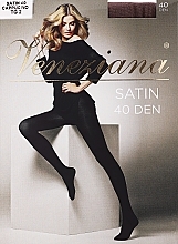 Fragrances, Perfumes, Cosmetics Women's Tights "Satin", 40 Den, cappuccino - Veneziana