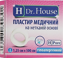 Fragrances, Perfumes, Cosmetics Non-Woven Medical Patch, 1.25 x 500 cm - H Dr. House