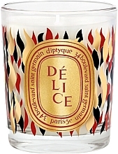 Fragrances, Perfumes, Cosmetics Scented Candle - Diptyque Delice Candle Limited Edition