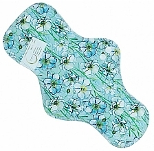 Reusable Cotton Daily Liner, green peony - Soft Moon Ultra Comfort Night — photo N1