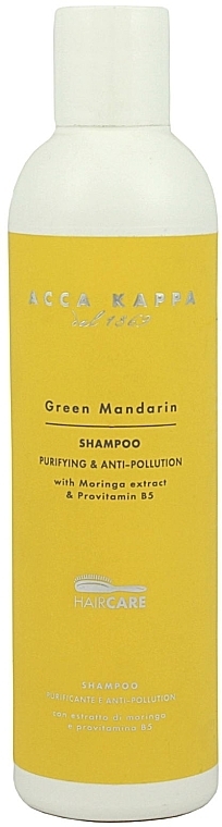 Natural Hair Shampoo - Acca Kappa Green Mandarin Purifying Shampoo — photo N1