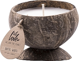 Scented Coconut Candle - We Love The Planet Coconut Candle Arctic White — photo N2