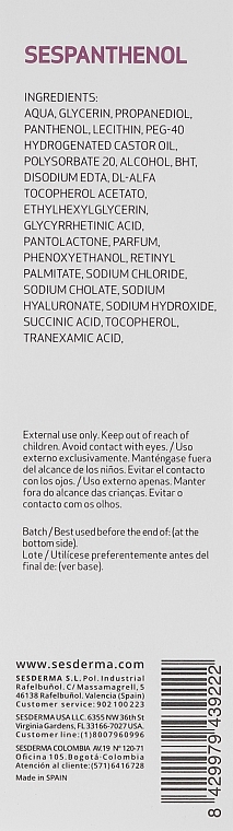 Spray for Sensitive Skin - Sesderma Sespanthenol Mist — photo N5