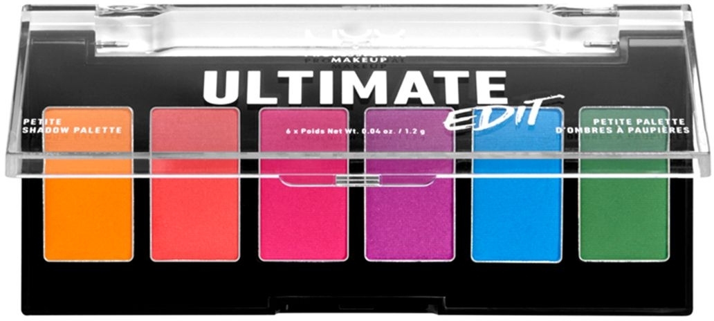 Shadow Palette - NYX Professional Makeup Ultimate Edit Petite Shadow Palette — photo Brights