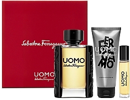 Fragrances, Perfumes, Cosmetics Salvatore Ferragamo Uomo - Set (edt/100ml + edt/10ml + sh/gel/100ml)