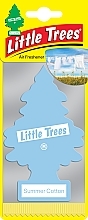 Fragrances, Perfumes, Cosmetics Car air freshener - Little Trees Summer Cotton Air Freshener