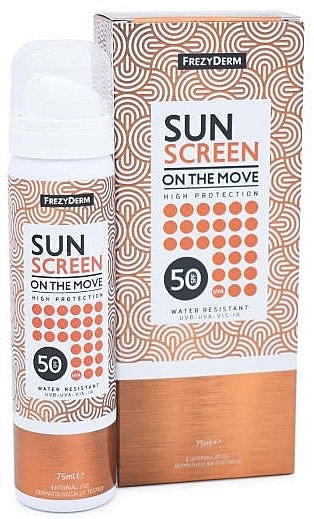 Facial Sunscreen Spray - Frezyderm Sun Screen On The Move SPF50 — photo N8
